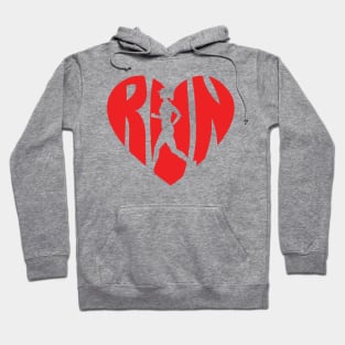 Running for your heart Hoodie